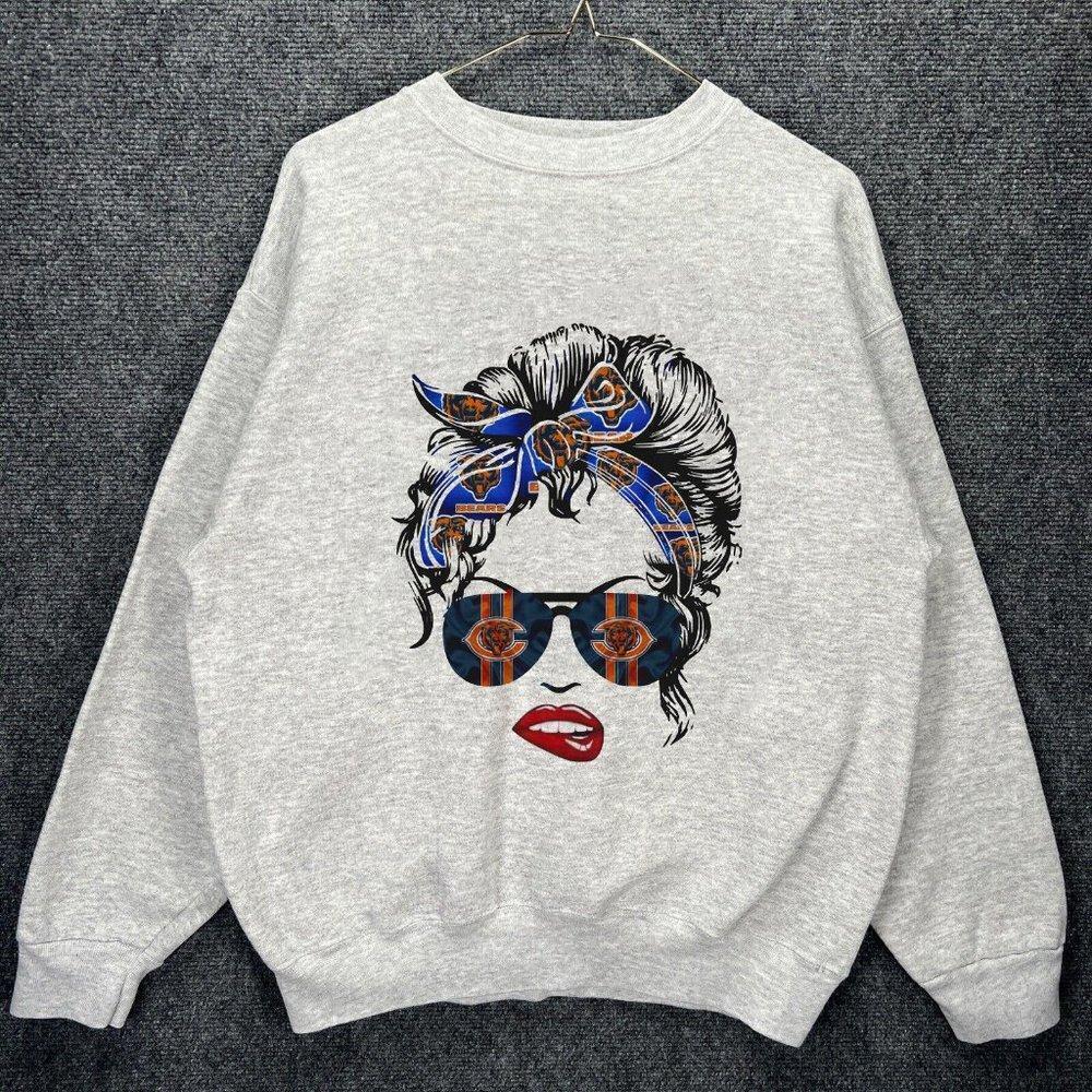 Chicago Bears Girl Unisex Sweatshirt Retro